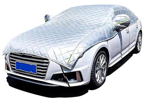 Halbgarage Für Auto für Hyundai i30 Kombi Autoplane Winter, Autogarage Abdeckung Wasserdicht, Schneesicher, Atmungsaktiv Und Staubdicht