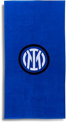 Inter Strandtuch, Badetuch für Strand oder Pool, 100% Baumwolle, 70 x 140 cm oder 90 x 170 cm, offizielles Produkt
