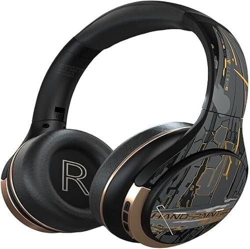 Wireless Noise Cancelling Headphones, Bluetooth 5.2, 40H Battery Life, Over-Ear Design, Black