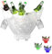 Seau à glace LED avec haut-parleur Bluetooth, 7 L extra grande capacité lumineux, seau à vin portable à DEL 7 couleurs avec haut-parleur, bacs à boissons pour champagne, cocktails, accessoires de bar