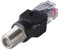 F Female to RJ45 Male Coaxial Hollow Coupler Adapter Ethernet Cable Adapter
