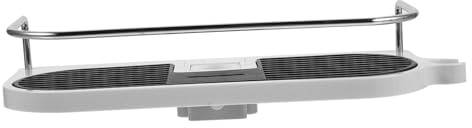 FONDOTIN Bathroom Shower Tray Rack Lifting Shower Bracket No Needed Space Saving Bathroom Accessory