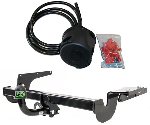 UmbraRimorchi Anhängerkupplung mit Schwanenhals und 7P UniversalElektrosatz, kompatibel mit Opel/Vauxhall Corsa C 2000-08/2006