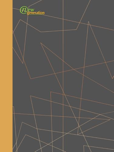 NEW GENERATION - Golden Pattern - Large lined hardcover journal notebook for women , men, 8.5 x 11 Inches with 120 ruled pages , great for Note Taking ... ,Travel ,Business ,Work ,School ,College.