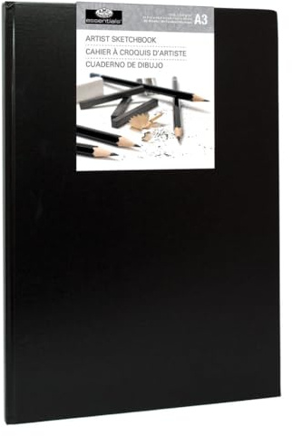 Royal & Langnickel 8.3 x 11.7 inch Hardbound Sketch Book (80 Sheets)