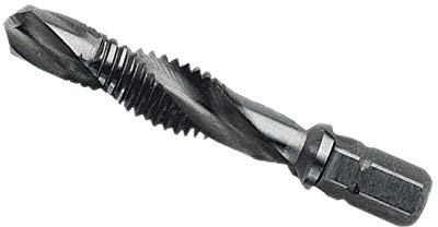 VÖLKEL Kombi-Gewindebohrer-Bit mit 1/4-Sechskantaufnahme 30° SP HSS-G - M 6 x 1.0