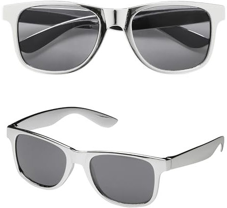 W WIDMANN MILANO Party Fashion – Brille Metallic, Partybrille, Accessoire für Karneval & Mottoparty