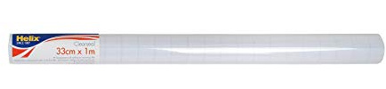 33cm x 1m Helix Clear Seal Transparent Self Adhesive Covering Sticky Back Plastic