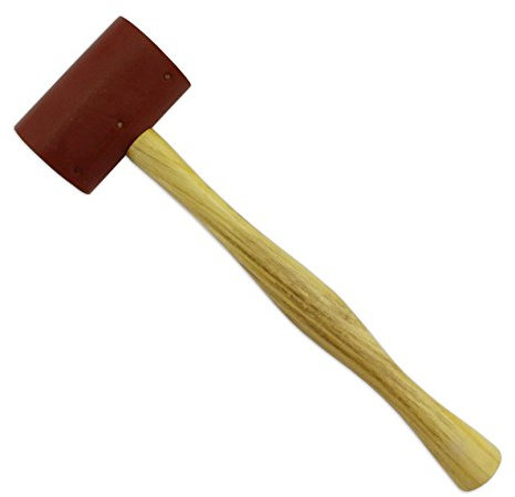 2 RAWHIDE HAMMER Jewellers Raw Hide Leather Mallet 50mm Head Metal Working Tool