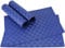 matches21 Tischset Platzset MODERN Platzmatten 4er Set geflochten Kunststoff 45x30 cm Blau/abwaschbar