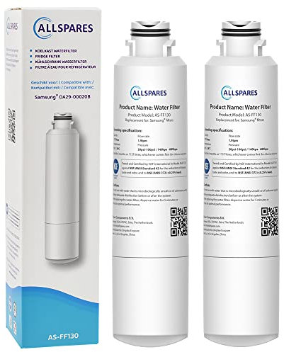 Samsung (2 pcs.) Filtre à eau pour Réfrigérateur AllSpares DA29-00020B / HAF-CIN/EXP/FFL-181S
