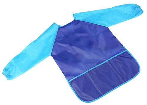 SOIMISS Enfants Art Blouse Étanche à Manches Longues Tablier Artiste Blouse Vêtements Pour 7-12 Âges Enfants Manger D' alimentation Peinture Dessin