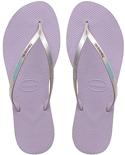 Havaianas - You Metallic, Sandali Comodi, Eleganti E Versatili, Cinturini Sottili Con Finitura Metallizzata, Tacco Piccolo, Donna