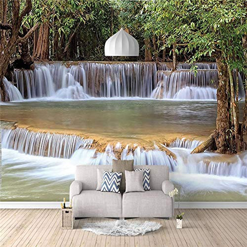 Fotomurales cascada 300X200cm Decoración de Pared decorativos Murales moderna de Papel Pintado Sala Living Oficina Dormitorio