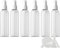 ZEOABSY 6 Pièce Vide 200ml Transparent Flacons Vaporisateur Avec Pulvérisateur Blanc, 200 ml Bouteille de Spray Parfum Rechargeable Flacon de Parfum pour le voyage à la maison + 1 x Entonnoir