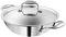 Vinod Platinum Kadai Triply Stainless Steel | Suitable for Indian Cooking, Sauces, Stews, Soups | Deep/Extra Deep Kadai with Lid | Induction, Electric Friendly (Deep Kadai, 30cm)
