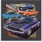 ASDSA Retro Muscle Car Poster Leinwand Kunst Poster und Wandkunst Bild Druck Modern Familie Schlafzimmer Dekor Poster 30 x 30 cm