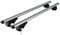 Menabo Dachträger kompatibel mit VW Tiguan 5N 2007-2011 90kg TÜV Aluminium Silber 2tlg