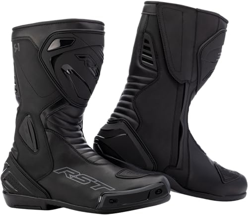 RST S1 CE Mens Waterproof Motorcycle Motorbike Boots - Black (uk_footwear_size_system, adult, men, numeric, medium, numeric_12)