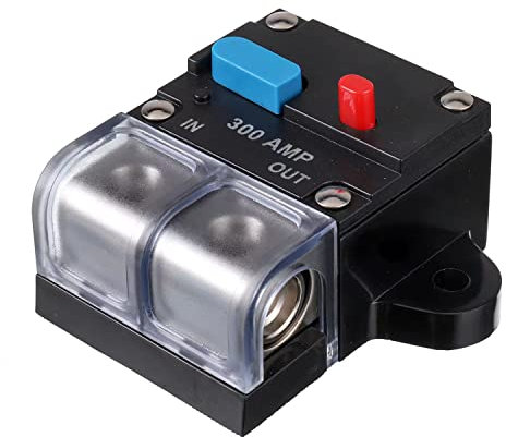 EPLZON 300A Disjoncteur Disjoncteur réinitialisable 200A Disjoncteur à récupération automatique Bouton de réinitialisation manuel pour audio de voiture et protection des amplis