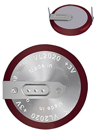 QIXIUBIA Replacement for VL2020 Battery for BMW E46 E60 E92 3 328 330 X5 Keyless Entry Remote Control Smart Car Key Fob Shell (180 Degree Leg)