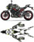 Kit De Calcomanías Gráficas para Motocicletas Compatible con Z900 2021 2022 2023 (Size : 9)