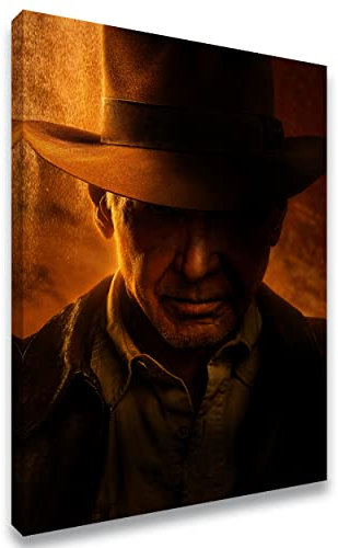 Artis Prints Leinwandbild Harrison Ford, Indiana Jones Cowboy, Klein bis XXL, Inneneinrichtung - Wohnzimmer - Wohnung, Dekoration