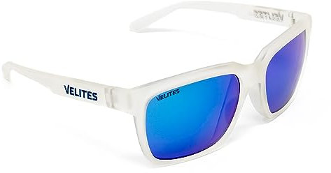 Velites Urban I Sonnenbrille für hochintensive Workouts und Outdoor-Aktivitäten, alle Arten von Sport, rutscht nicht, Stil und Komfort I Matt/Blau