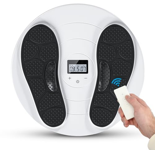 Good4You - Appareil de circulation sanguine avec télécommande - Appareil de massage des pieds Circulation sanguine - Pour jambes, pieds et dos - Sans fil - Plaque vibrante - Massage
