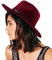 DRESHOW Damen Fedora Hut Filzhut Lederband Hüte Winter Mode Fedora Hut Mit Breiter Krempe Filzhut Outdoorhut