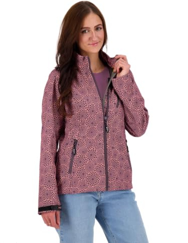 DEPROC-Active Damen Damen Softshelljacke mit Abnehmbarer Kapuze Übergangsjacke Windbreaker Shelby Peak Softshelljacke