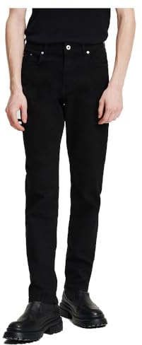 Karl Lagerfeld Jeans, Herren, Slim Denim, Schmale Beinform, Schwarz, 3434