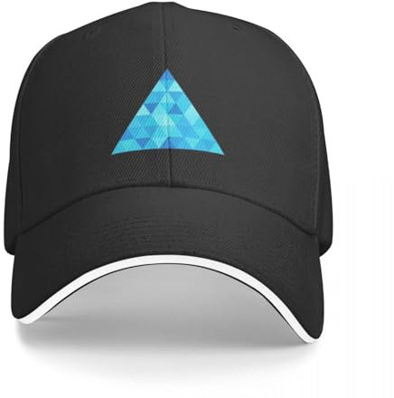 CWCMZDH Baseballmütze Baseballkappe Detroit: Become Human Androiden-Identifikator Armstulpe Baseball Cap Westernmütze Sonnenschutz Solarhut Damen Herren