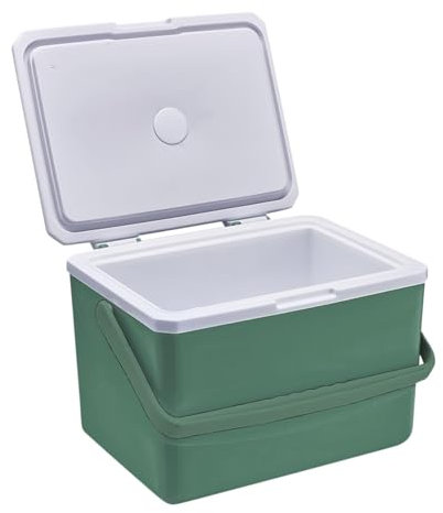 Heladera de hielo para camping, cuba de hielo de viaje, multifuncional, 5 l, caja de hielo portátil de 5 litros, dura con aislamiento de retención para camping, picnic