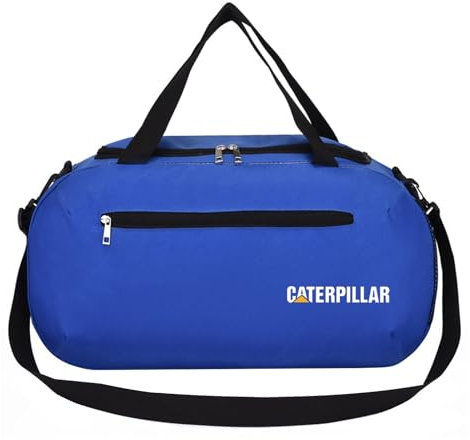 Reisetasche für Ca.TER-Pillar, Wasserdicht und verschleißfest, für Camping, Reisen, Fitness, Kapazität(Blue)
