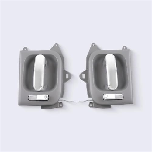 JAYWIS Manija De Puerta Interior Deslizante para Kia para Carnival 1999-2005 Manijas Interiores del Automóvil Cubierta De Moldura Bisel Deslizante Manija Interior para Coche(1 Juego 2 Piezas)