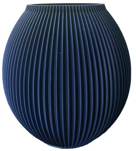 blumenvase Poke 2 vase Ocean Blue Ø 22 x 21 cm by recozy+
