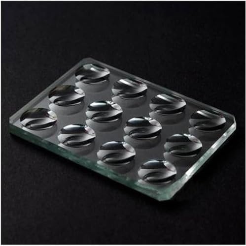 Zubehör for digitale Handmikroskope. Objektträger aus Glas, 5 mm dick, kreisförmiger konkaver Hohlraum. Objektträger for biologische Mikroskope. Optisches Glas, mehrere Vertiefungen. Optionales Mikros