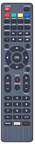 CLVIZCXOM Fernbedienung Kompatibel mit JVC JTC LED-TV RM-C3411 RC159 LT-24FD100 LT-32FD110 LT-24FD120