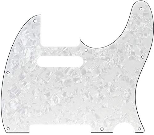 Fender 099-2150-000 4-Ply White Pearl 8-Hole Mount Telecaster Pickguard