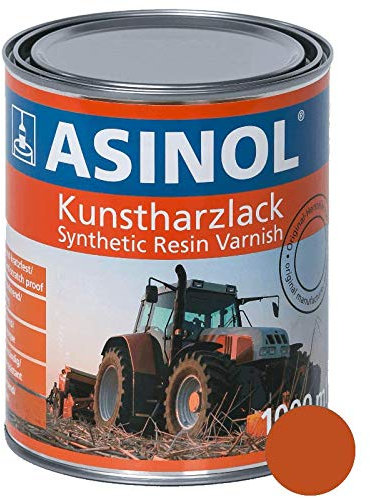asinol Fella Orange 1000 ml Résine Vernis couleur Peinture Carrosserie 1L L Boîte