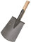 Ideal Bauspaten Pionier Größe1 Bremer Form mit T-Stiel, Silber/Beige, 113 x 19.5 x 6 cm