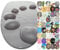Sanilo WC Sitz mit Absenkautomatik, viele neue Toilettendeckel zur Auswahl, hochwertige Oberfläche, einfache Montage, stabile Scharniere (Black Stones)