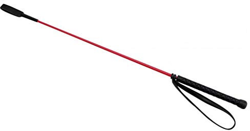 Red Horse Equestrian Racing-Peitsche, Gummi, mit Handschlaufen und Gummigriff