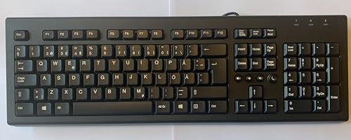 Schwedische Tastatur USB Computersprachentastaturen Schwedisches Layout PC