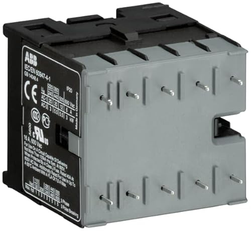 ABB GJL121 Leistungsschütz 24 V DC-Spule, 3 -polig / 20 A 4 kW 4NO Steuereinheit, Packung a 10 Stück
