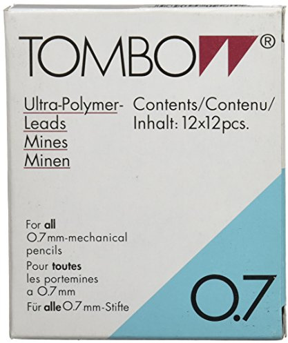 Tombow ex-07p-2h – Box 12 Tuben mit 12 Minen, 0.7 mm