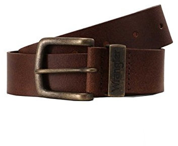 Wrangler Herren Metal Loop Gürtel, Braun (Cognac), 95