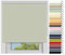 EFIXS Thermorollo Medium - 25 mm Welle - Breiten: 60-240 cm - Höhen bis 240 cm - Hier: 220 cm x 190 cm (Stoffbreite x Höhe) - Sand (052) - Hitzeschutzrollo - Verdunklungsrollo
