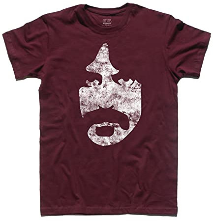 3stylershop Men's t-Shirt Frank Zappa Stylized And antiquated Face